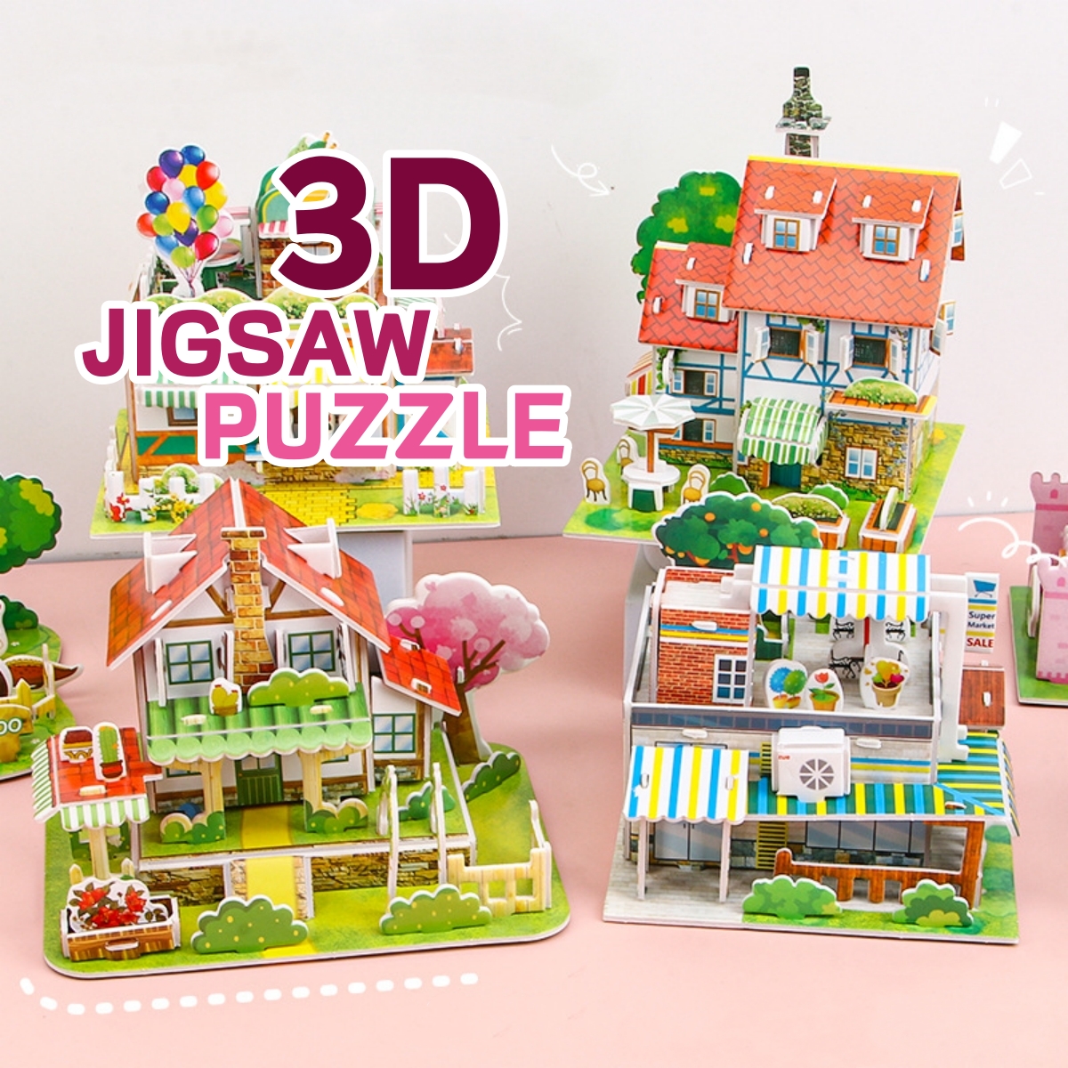 Buy 3d Puzzle Building House Murah Online at a Better Price