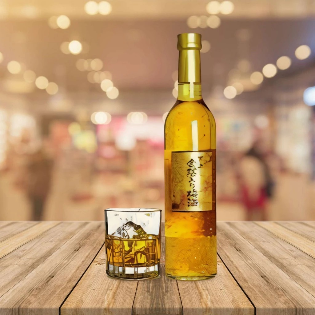 Nước Mơ Lên Men Vảy Vàng Kikkoman - dung tích 1 chai 500ml