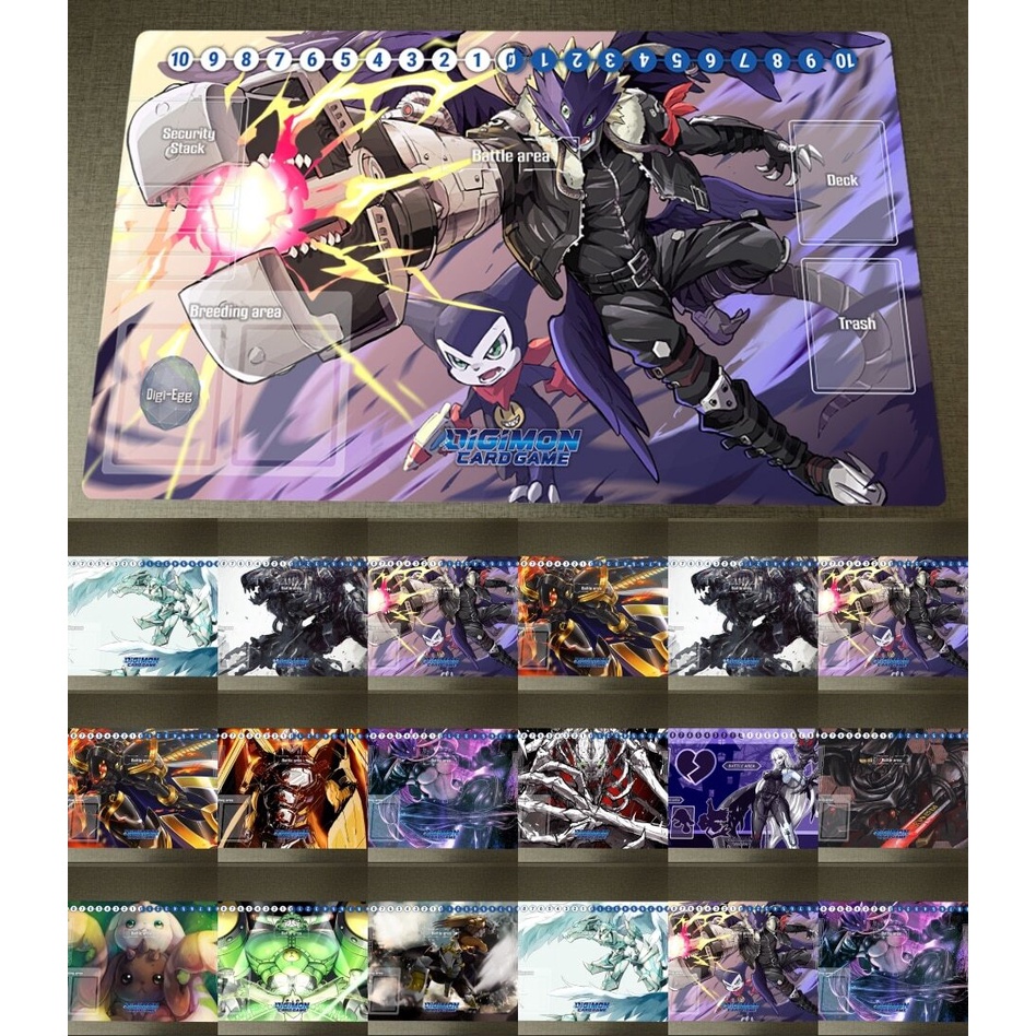 digimon card game playmat template New Mlikemat DTCG Mat Machinedramon TCG CCG OCG Trading Mat with Zones + Free Bag (ZD002-852-SM) : Toys & Games Complete with GMC carry case this deluxe play mat is perfect for both beginners and seasoned fighters! Custom Digimon TCG playmat with