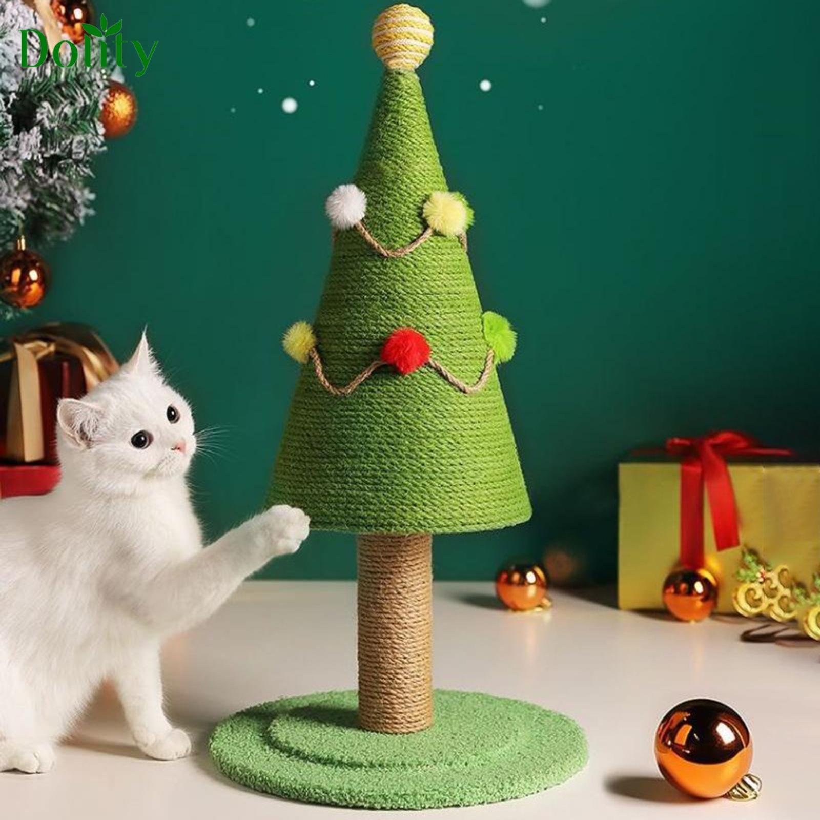 Dolity Kitten Scratching Posts Christmas Tree Home Decor