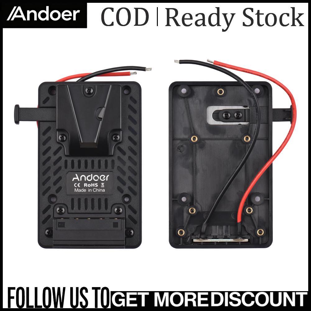 Andoer Bộ chuyển đổi tấm pin Funien VMount Hộp đựng mũi tên nhẹ cho giải pháp lắp nguồn pin VMount để chụp ảnh ngoài trời và quay video (Đầy đủ bằng nhựa)