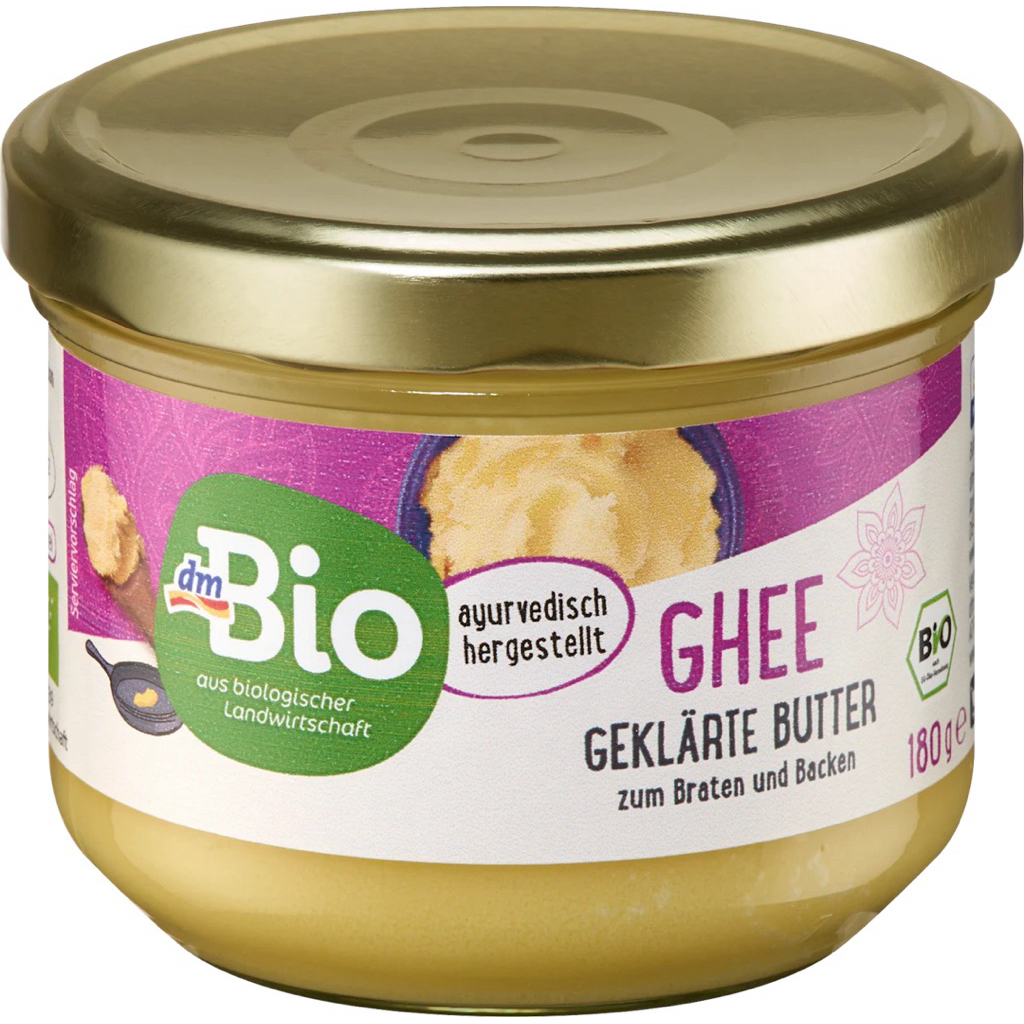 [Bill Đức] Bơ Ghee Hữu Cơ dmBio – Sạch, Tinh Khiết & Đa Năng Cho Mọi Nhà Bếp - ✔ Dùng để chiên, xào, áp chảo, nướng bánh thay cho dầu ăn hoặc bơ thường, chịu nhiệt cao – béo thơm – không khét  ✔ Phết bánh mì, bánh nướng, bánh ngọt, dùng kèm cháo, súp, rau
