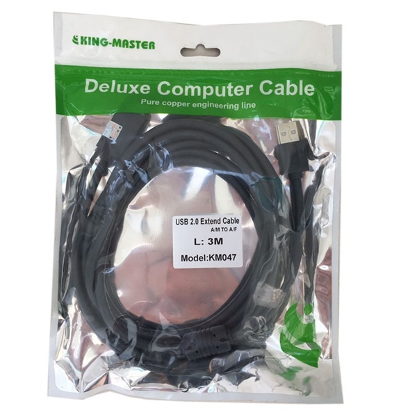 Cáp USB nối dài Kingmaster 3m 2.0 KM047