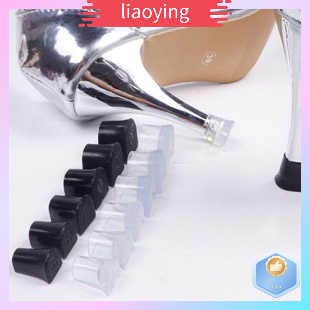 Liaoying 10 cặp ngoài trời thay thế phổ quát hình chén ở gót chân gót chân sửa chữa Mũ đồ bảo vệ giày cao gót gót nút chai