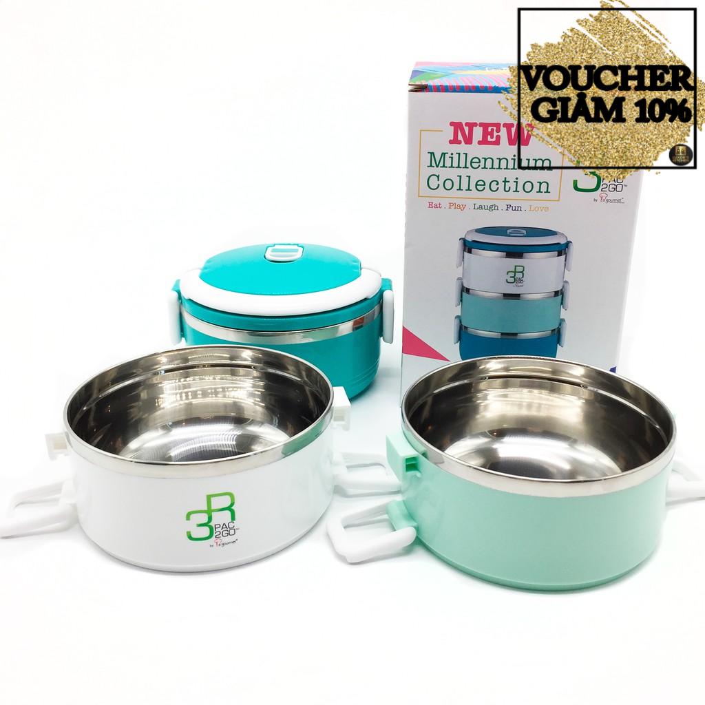 Camen đựng cơm la gourmet millennium 3 ngăn 357120 2.1l