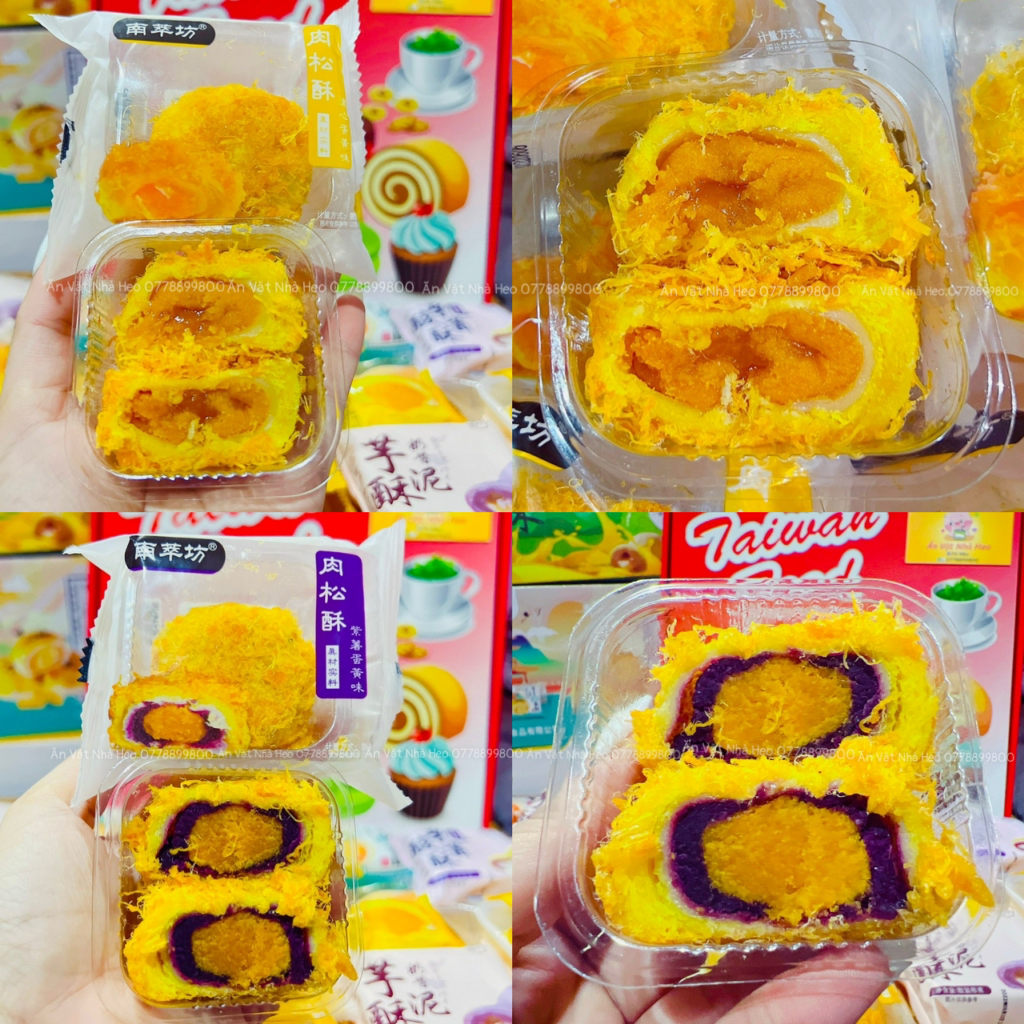 Combo 5c Bánh ruốc nhân trứng chảy/ bánh ruốc nhân trứng muối