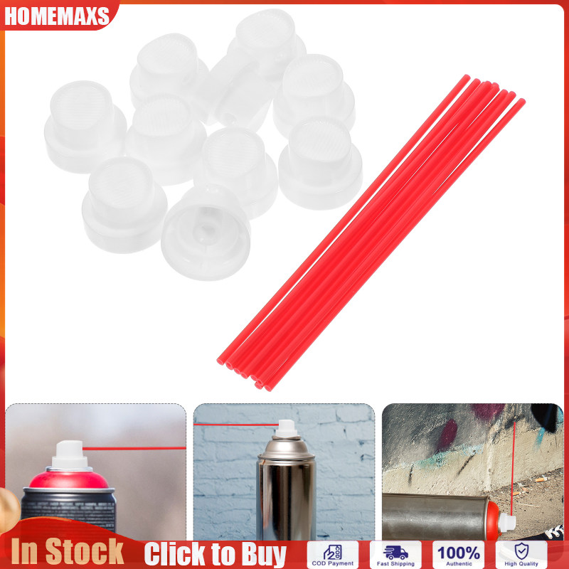 HOMEMAXS 10 Bộ ống thuốc tẩy bụi Bộ ống và vòi Dễ dàng thay thế và sử dụng Ống nối dài Ống vòi