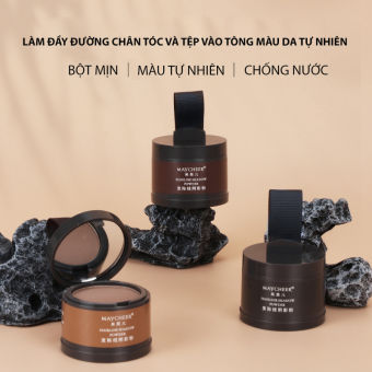 Phấn phủ chân tóc , phấn phủ che hói,  che khuyết điểm, tạo khối Maycheer Hairline shadow chính hãng