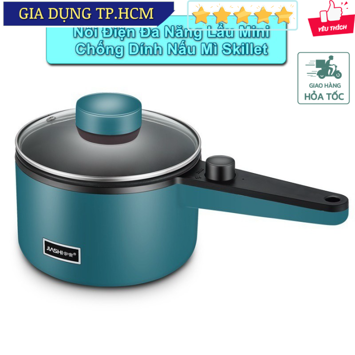 TonyDecor - Nồi Điện Đa Năng Lẩu Mini Chống Dính Nấu Mì Skillet
