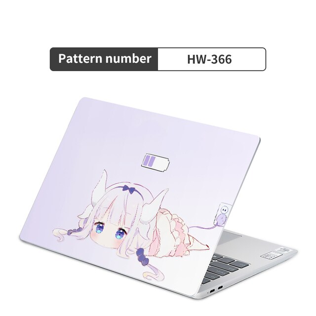 Yingke Tự Làm Chung Lap Sticker Máy Tính Xách Tay PVC Da Phim Hoạt Hình Bìa Decal Nhãn dán vinyl 11 "13" 14 "15" 17 "miếng dán cho Macbook/HP/Lenovo/ Acer