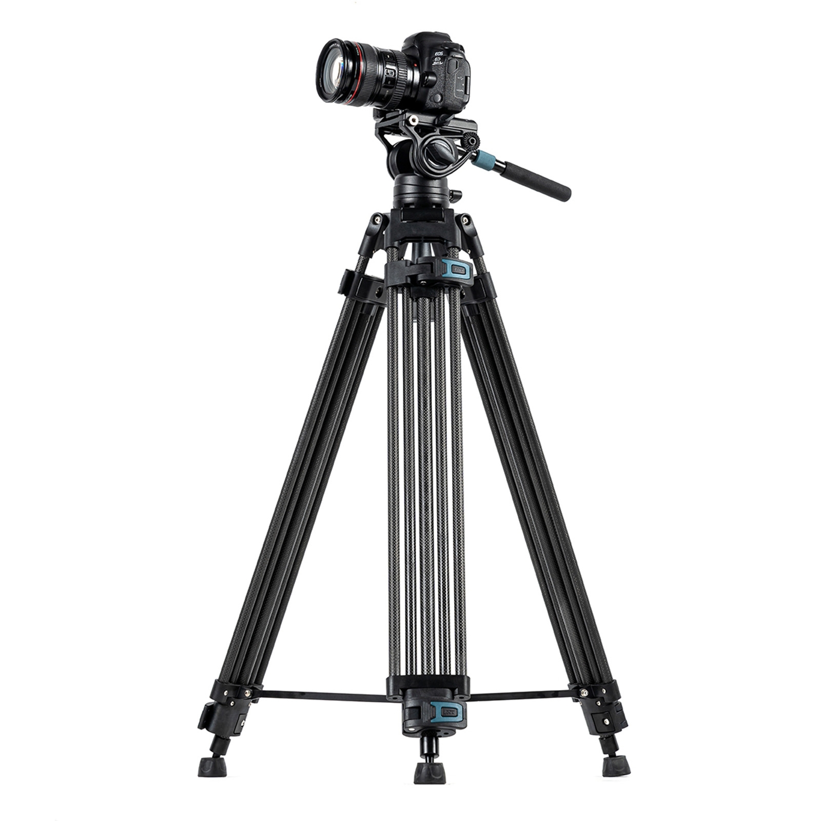 Fotopro DV-3C Heavy Duty Fluid Head Carbon Fiber Video Tripod (Black)(PULUZ Official store) ราคา 11,155 บาท*ส่งฟรี