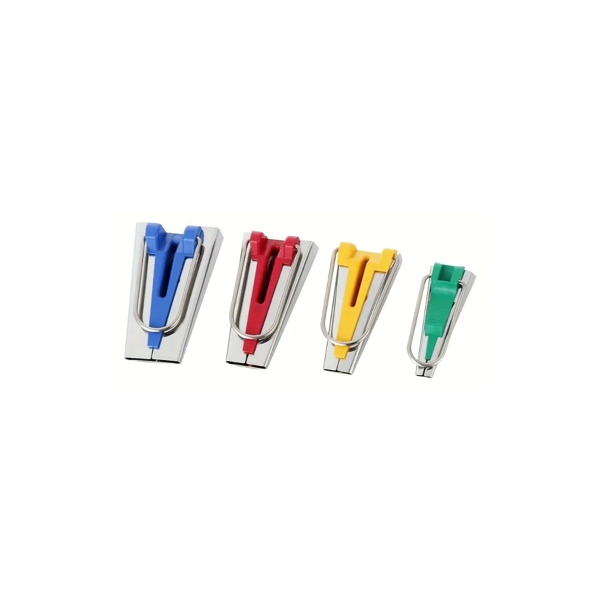 【Cltrades】 4 / 5 Pcs Set Bias Tape Maker Splicing Cloth Maker Binding Tool Overlocking Stitch Quilting Sewing Accessories DIY Craft