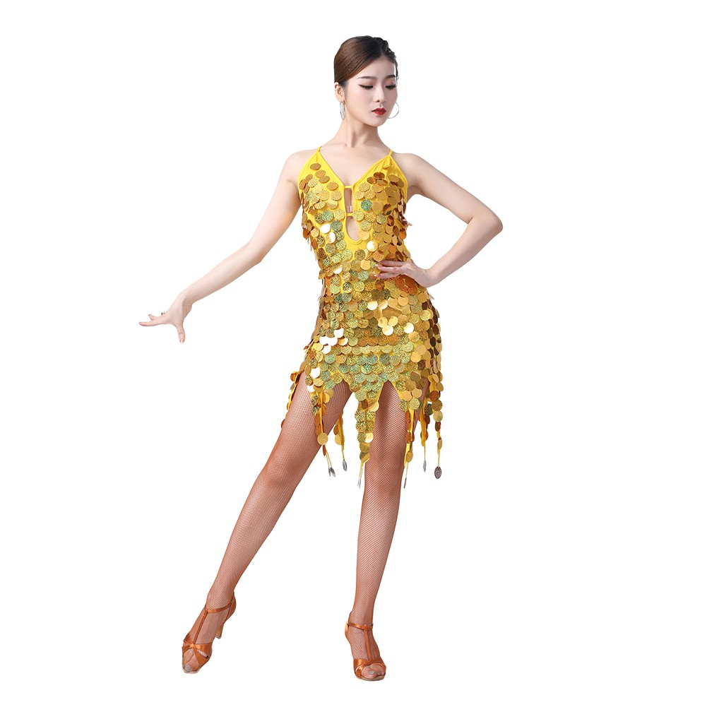 Hot không tay hở lưng cho nữ nữ trang phục trang phục khiêu vũ Polyester thường xuyên miễn phí vận chuyển