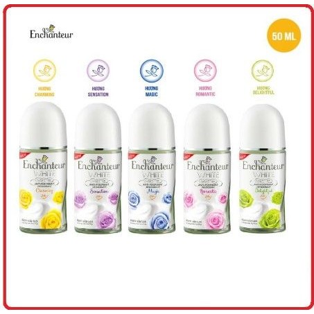   Dạng sữa  Lăn khử mùi trắng da Enchanteur Charming  Delightful  Romantic Sensation Magic 50ml 