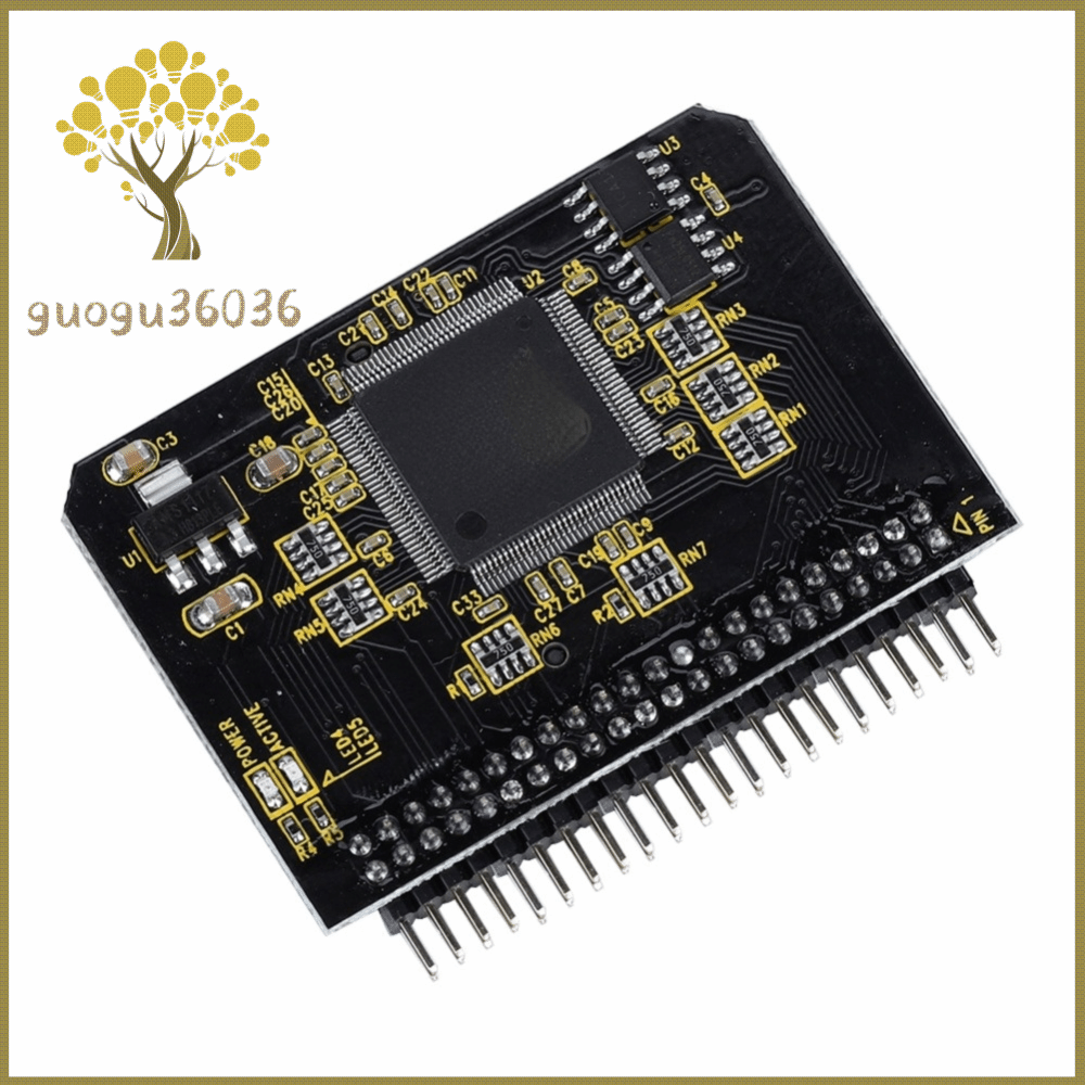 GUOGU 44Pin Nam Bộ chuyển đổi SD sang IDE Hiệu suất ổn định 2.5 inch Thẻ nhớ sang IDE Bền bỉ Bộ chuyển đổi Thẻ nhớ SD sang IDE SD SDHC SDXC MMC Máy tính xách tay