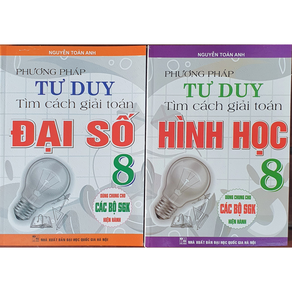 Combo Phương Pháp Tư Duy Tìm Cách Giải Toán Lớp 8 (Dùng Chung Cho Các Bộ SGK Mới Hiện Hành - Bộ 2 Cuốn) ( HA )