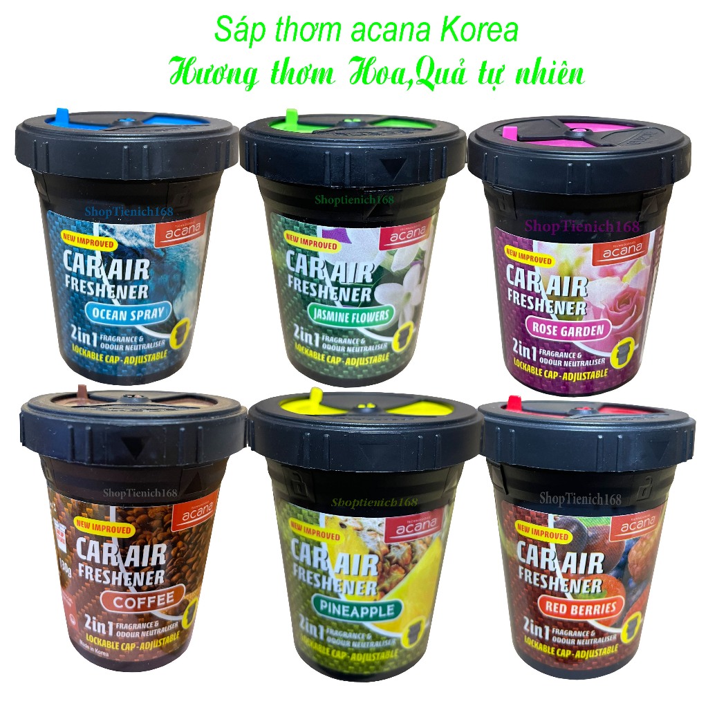 [HƯƠNG THIÊN NHIÊN] Sáp thơm cao cấp Acana 130g  Xuất sứ Korea Nhiều Hương