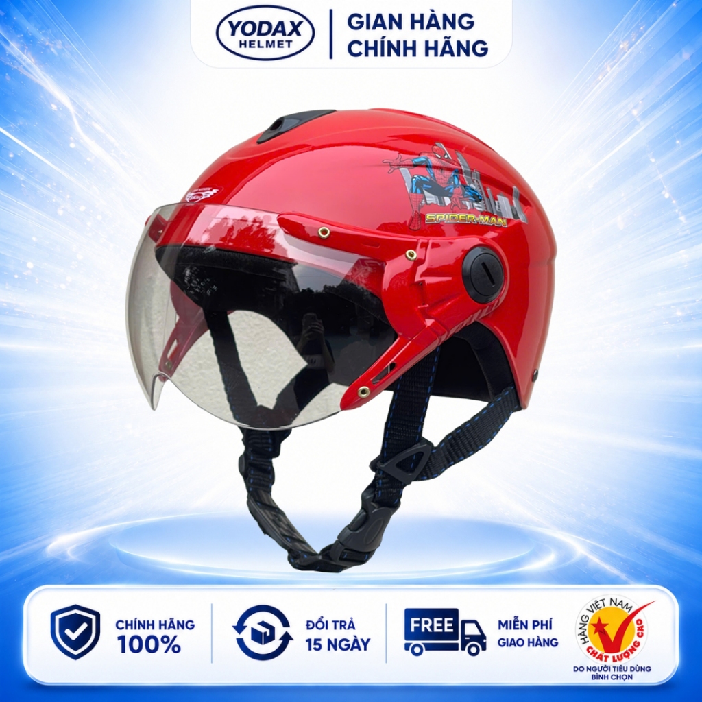 DANSHOP Nón bảo hiểm trẻ em  an toàn cho bé đội hàng ngày. AN TOÀN THỜI TRANG GIÁ TỐT