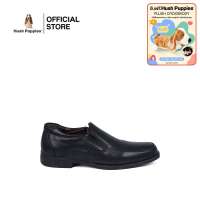 Hush Puppies รองเท้าผู้ชาย รุ่น HP 8HDFPP174A - สีดำ (รองเท้าทางการหนังแท้ แบบสวม)