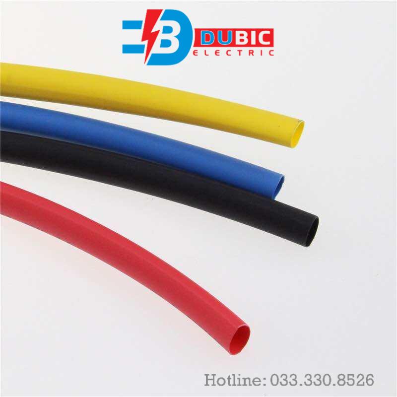 Ống dây gen co nhiệt cách điện phi 1mm đến phi 12mm