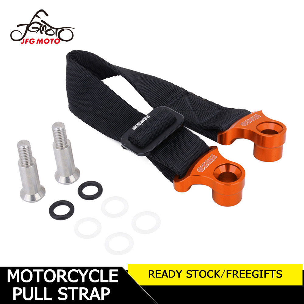 Dây Đeo Cứu Hộ Xe Máy JFG MOTO, Màu Cam 325MM, Dây Kéo Cho HONDA YAMAHA KAWASAKI CRF XR YZ Cbr WR KX KLX, Phụ Kiện Xe Máy Địa Hình