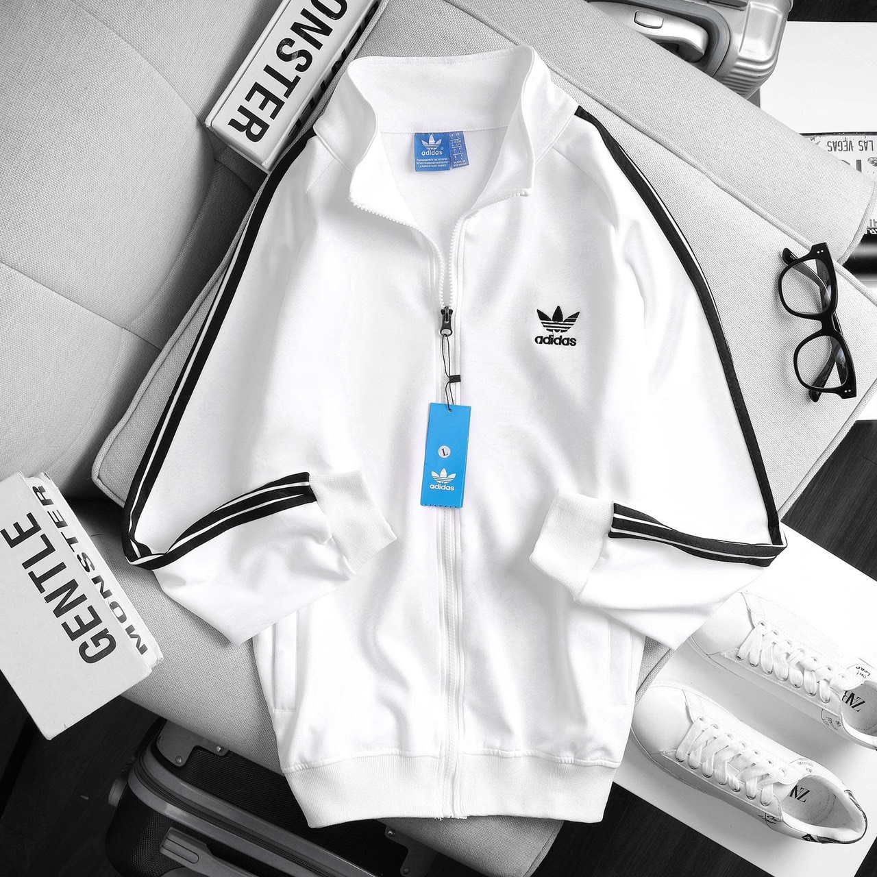 ÁO khoác nam cao cấp áo khoác nam ADIDAS vải mềm mịn thoáng khí thấm hút