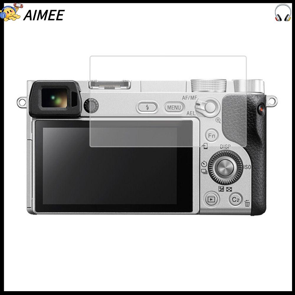 AIMEE Chống trầy xước Bảo vệ màn hình máy ảnh SLR Mini Độ cứng 9H Chống vân tay Kính cường lực Trong suốt 2,5D Màng bảo vệ Cho Sony A5000/A6000/A6300/A6400
