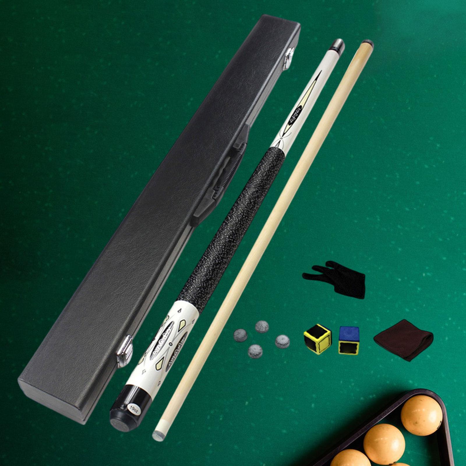 Baoblaze Pool Cue Set Snooker Cue 57" Black Eight Final with Chalk Segmented with Glove Billiard Pool Stick Wooden Billiard Cue ราคา 2,342 บาท*ส่งฟรี