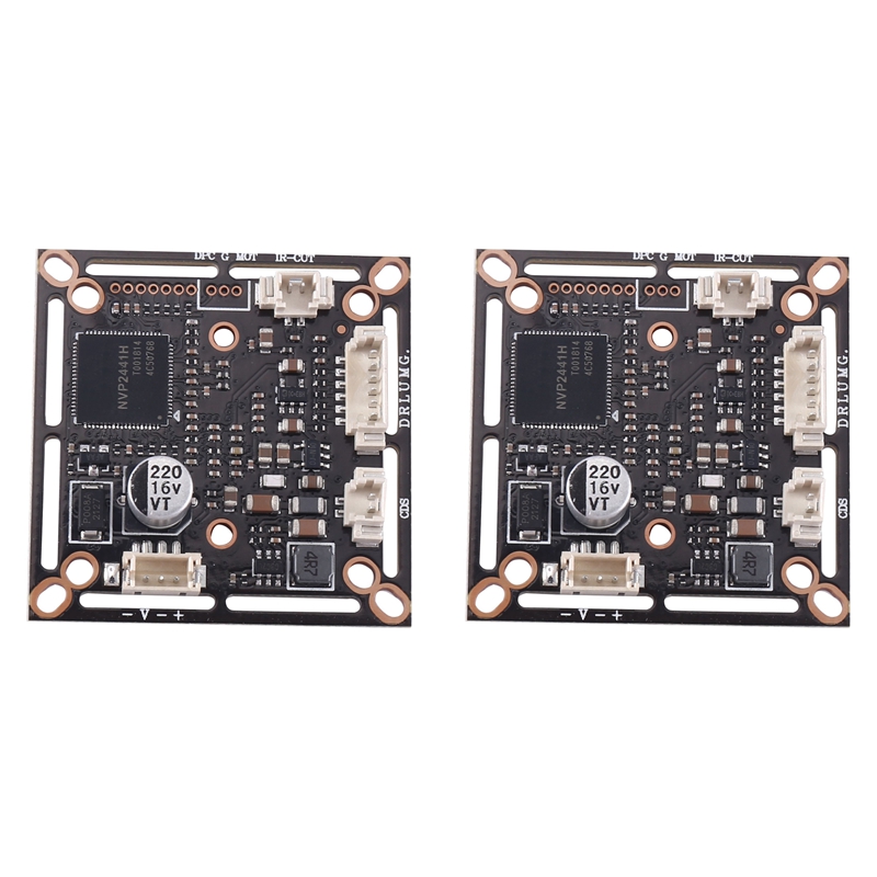 2X Starlight Low Illumination 0.0001Lux NVP2441+IMX323 HD 4-In-1 AHD TVI CVI CVBS 2Mp CCTV Camera Module PCB Board(NTSC)