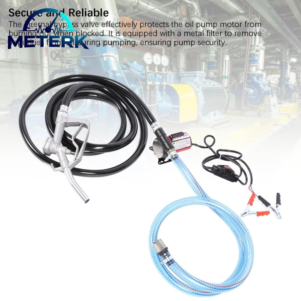 Meterk Bơm Tự Mồi 12V Bơm Chuyển Nhiên Liệu Đầu Vào Ổ Cắm Ống Lọc Kim Loại Lưới 10A Cho Xăng Dầu Hỏa Cho Sửa Chữa Công Nghiệp Giá 4,004,000 Đồng*Miễn phí vận chuyển