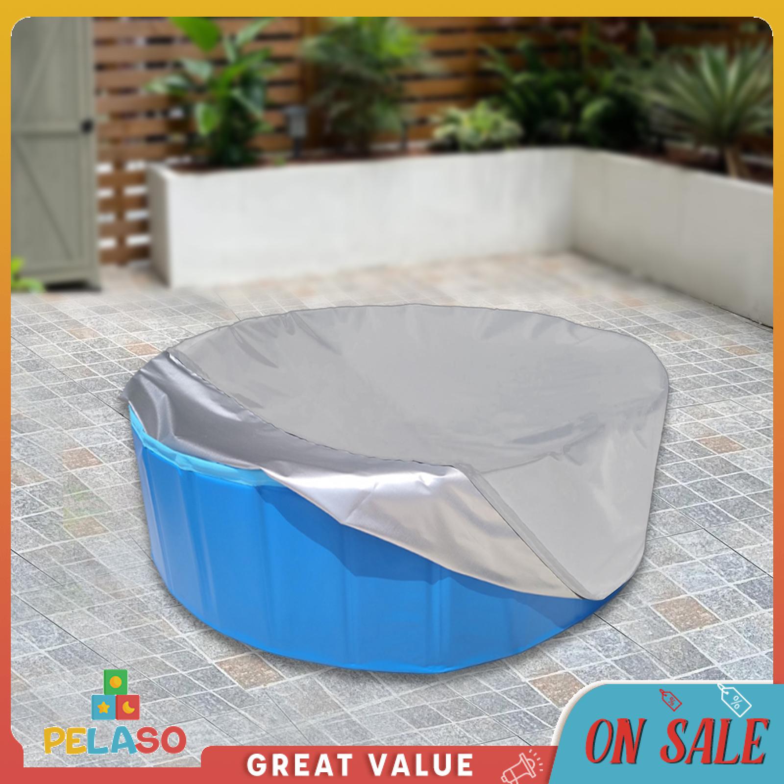 Pelaso Vòng Hồ Bơi Bìa Sandbox Bìa 210D vải oxford Đàn Hồi Thiết Kế Chống Nước Bảo Vệ Cho Vườn Nhà Hồ Bơi Bơm Hơi