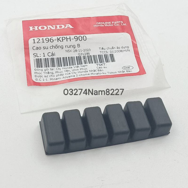 Cao su chống rung lòng xi lanh trên FUTURE NEO, X 125... zin Honda
