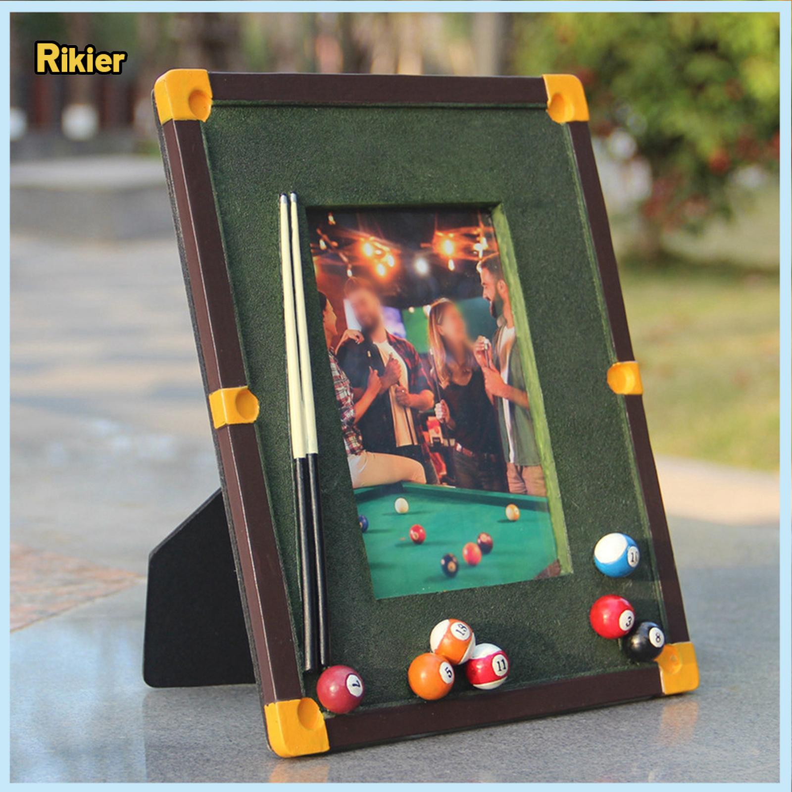 MagiDeal Billiard Photo Frame Holder DIY for 6 inch Photos Gifts Easy to Install for Home Decor Picture Frame for Dad Tabletop Mom Men ราคา 2,207 บาท*ส่งฟรี