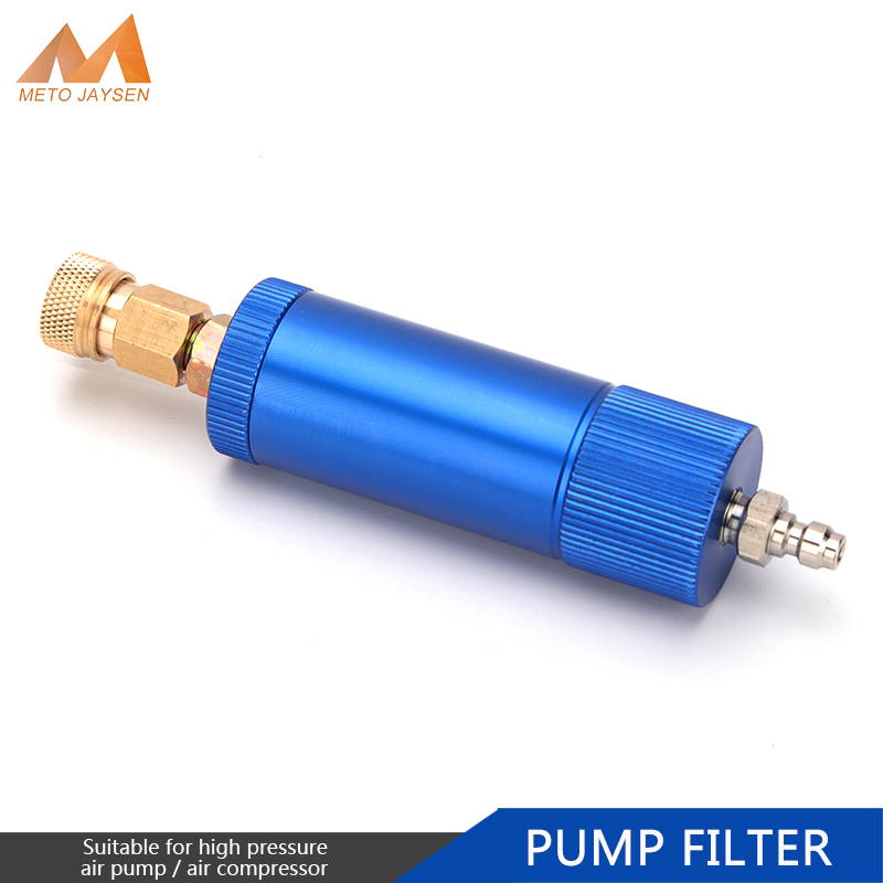 PCP bơm lọc với m10x1 chủ đề nhanh chóng ngắt kết nối Máy nén khí tách dầu nước lọc bông yếu tố 6000psi