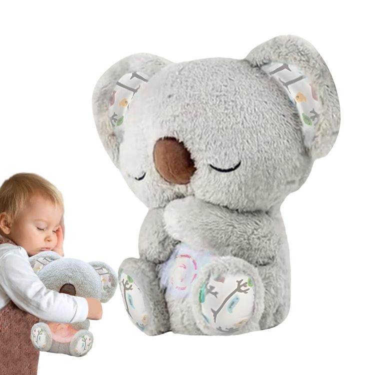 Làm dịu Koala Hơi thở sang trọng của Koala đang ngủ Động vật Koala thở dễ thương 11 8 inch Baby Slee