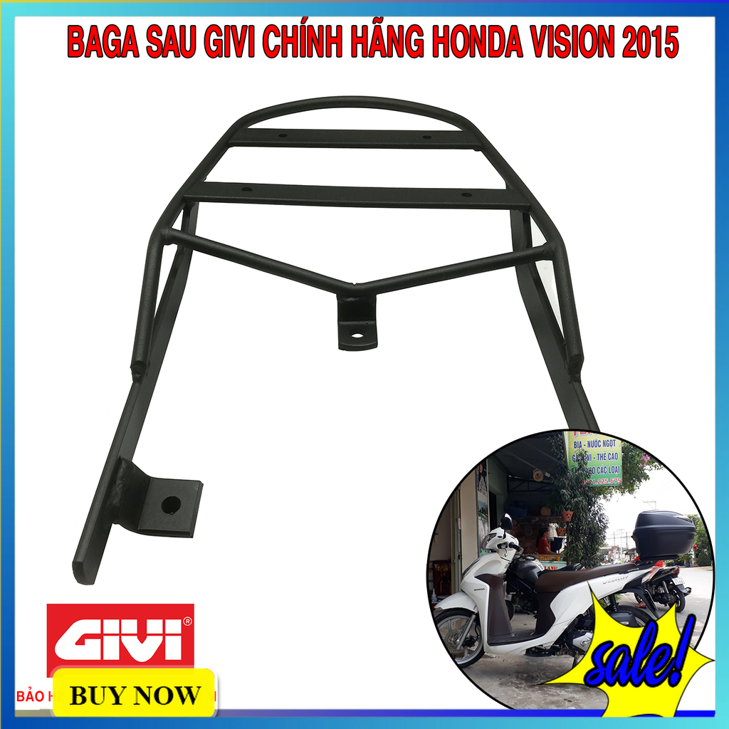 Cảng sau givi cho vision 2011 2020 dùng chở đồ và gắn thùng sau hàng chính hãng
