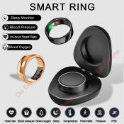 Smart Ring Health Monitor for Men and Women, Waterproof, Bluetooth