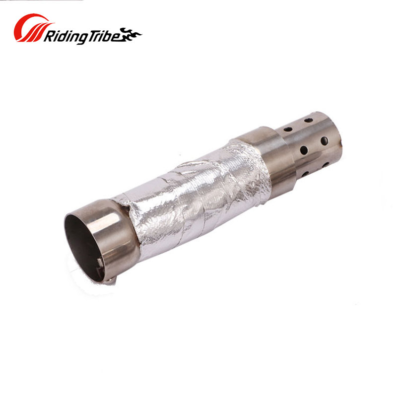 Riding Tribe phổ ống xả xe máy Muffler cách âm bông giảm thanh 38mm 48mm Đường kính cho ATV Scooter Dirt Bike xe đạp đường phố