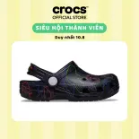 Giày Clog Trẻ Em Crocs Toddler Classic Hi Vis Camo - Black - 211589-0C4