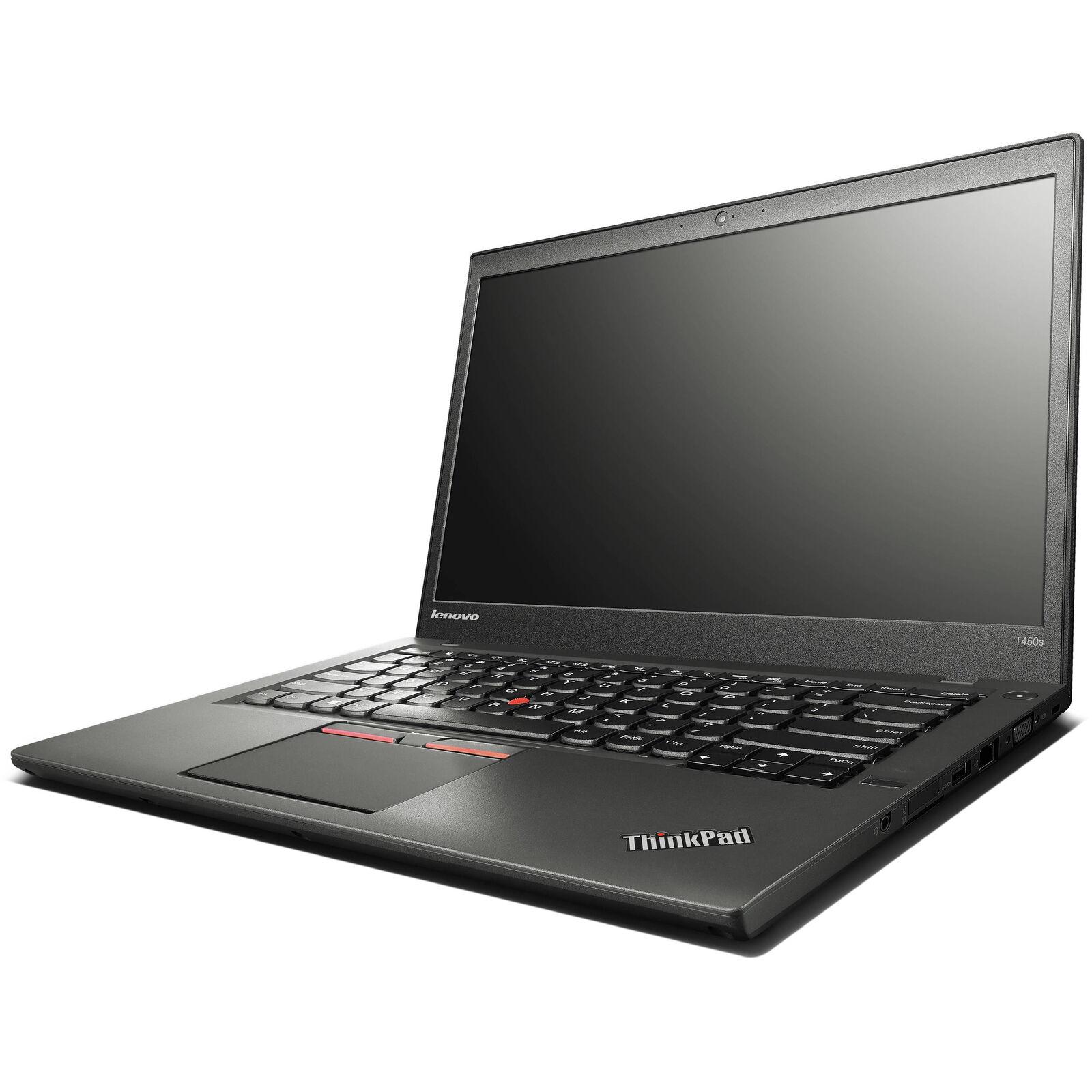 Lenovo ThinkPad T450 14in 2in1 touchscreen i5-5300U #2.3Ghz 5th Gen 8GB DDR3 256GB SSD Windows 10 Pro 2x Batteries Support 4hrs 30 days warranty Refurbished
