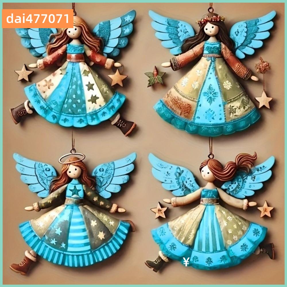 DAI477071 ของตกแต่ง ตุ๊กตานางฟ้า ไม้ ระนาบ ตกแต่งต้นคริสต์มาส ใหม่ สร้างสรรค์ จี้ต้นคริสต์มาส ของตกแต่งคริสต์มาส ราคา 38 บาท*ส่งฟรี