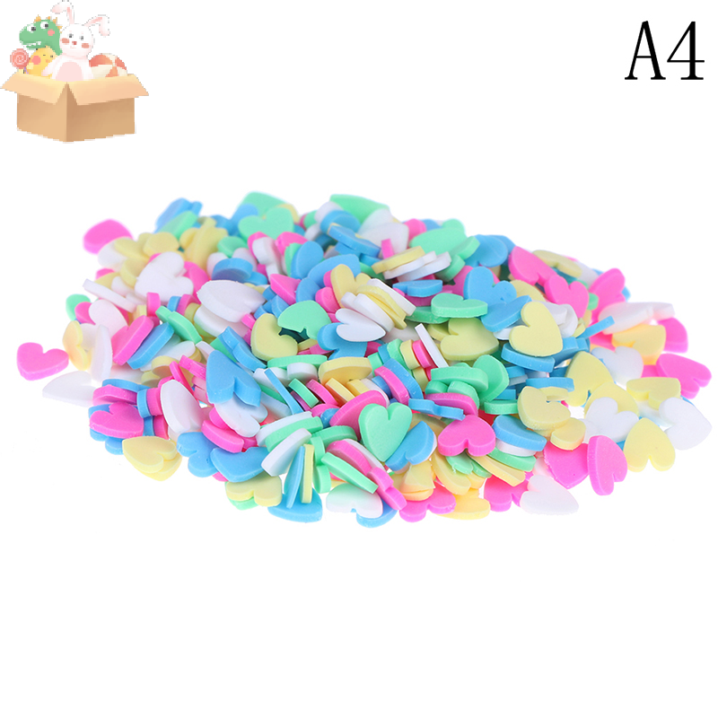 CHIDI 10 gam/gói Polymer đất sét giả Kẹo Kẹo sprinkles DIY Slime điện thoại Nguồn cung cấp