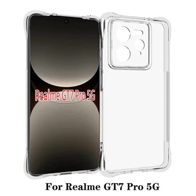 Ốp điện thoại cho Realme GT 7 GT7 Pro realmegt7pro 5g 2024 trong suốt Silicone chống rơi vỏ điện tho