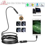 Waterproof HD USB Endoscope Camera with LED for Android PC