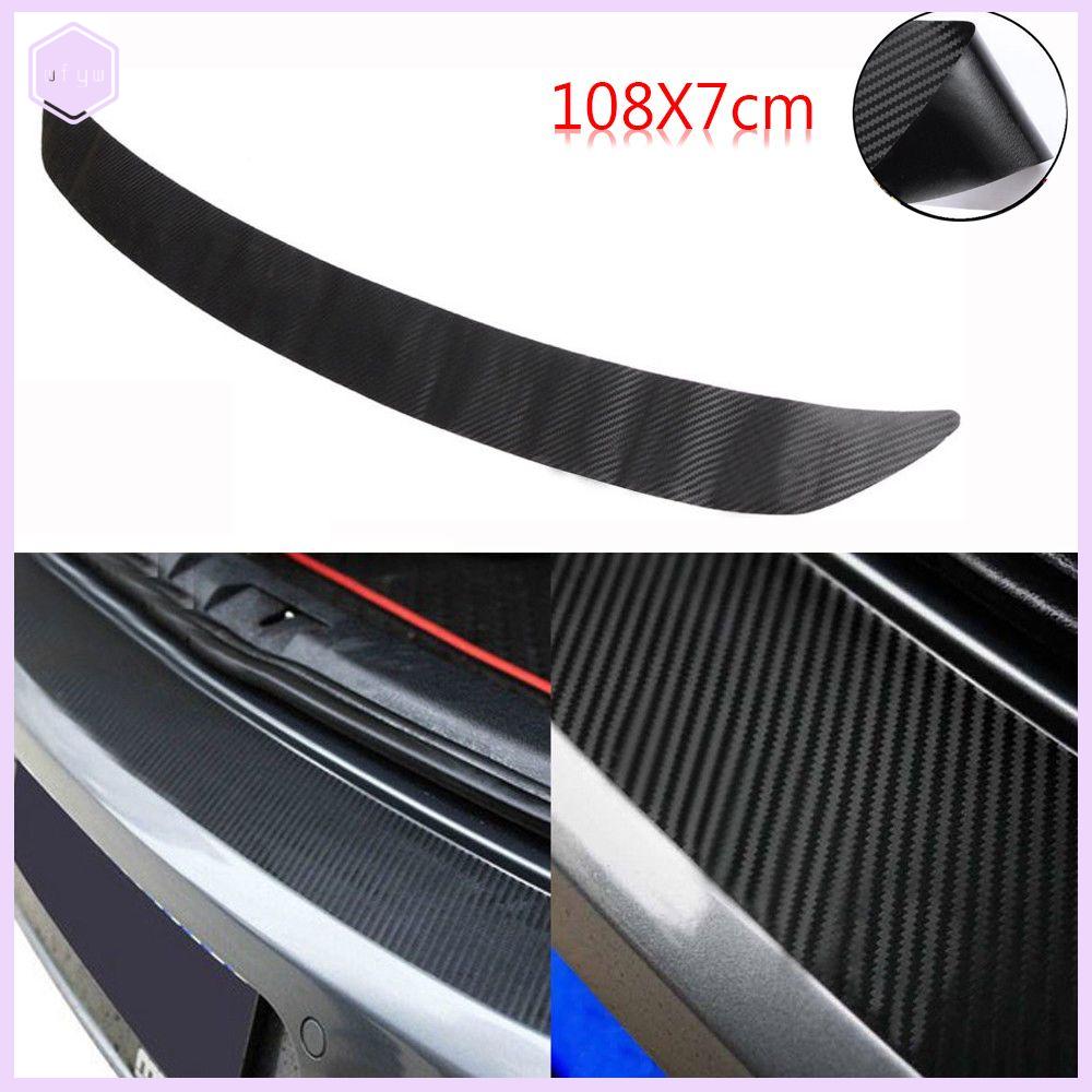 WFYW bức Tự động Người bảo vệ Tấm dán ô tô Sợi carbon 3D Sill Scuff Cover Dải bảo vệ thân cây
