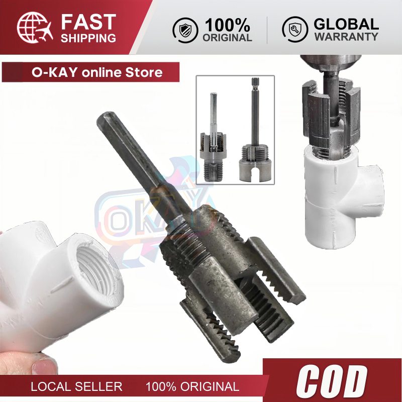  Công Cụ Ren Ống PPR 1 2 inch & 3 4 inch Tích Hợp Ren Trong & Ngoài Có Vòi & Khuôn Cắt Ren 