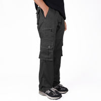 NVSR Long Cargo Stretch Zipper Pants Grey | Celana Cargo Stretch Abu