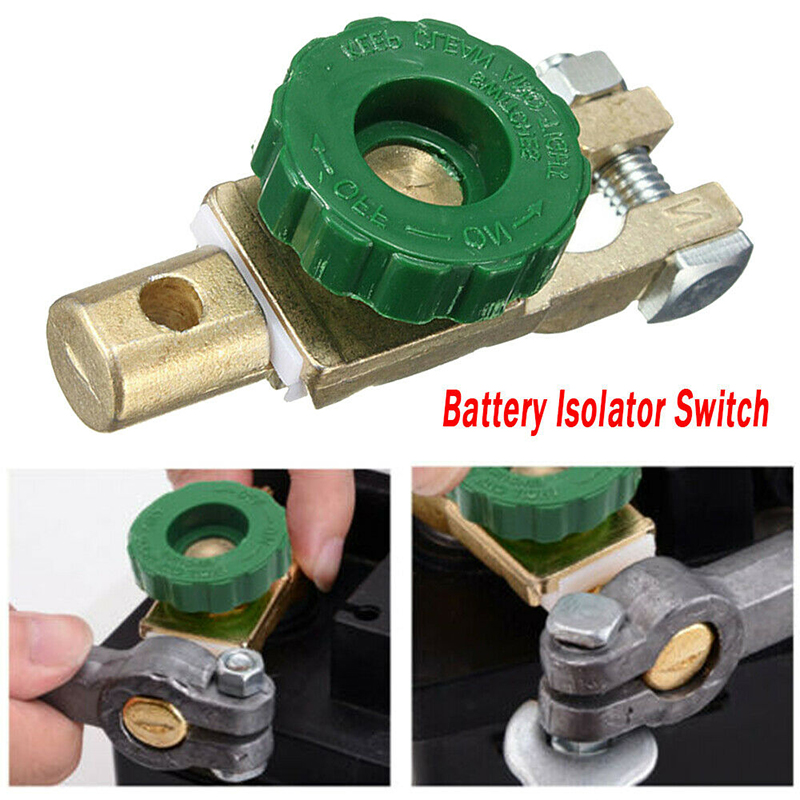 BLO Moto Car- Battery Isolator Terminal Quick Cut-off Disconnect Master Shut Kill Switch