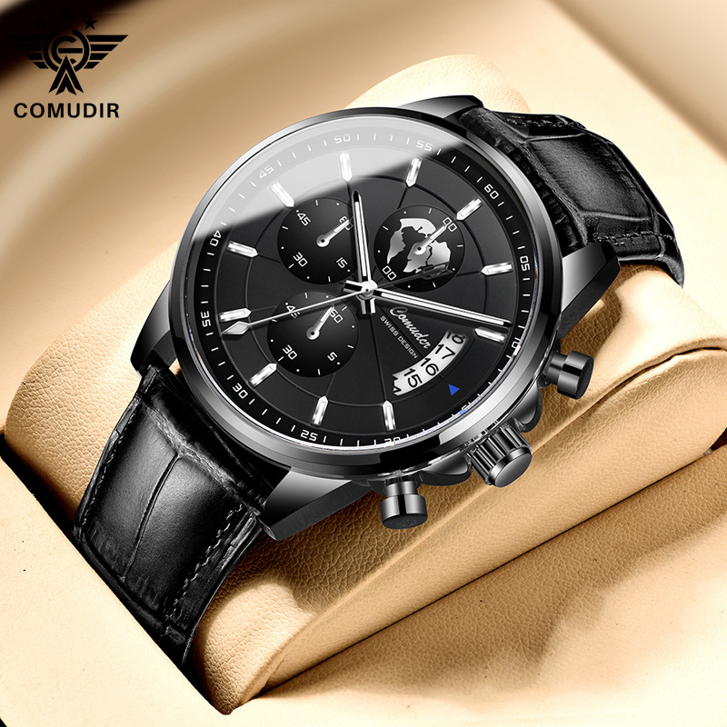 COMUDIR Men s Watch Fully Automatic Waterproof Luminous Calendar Fashion