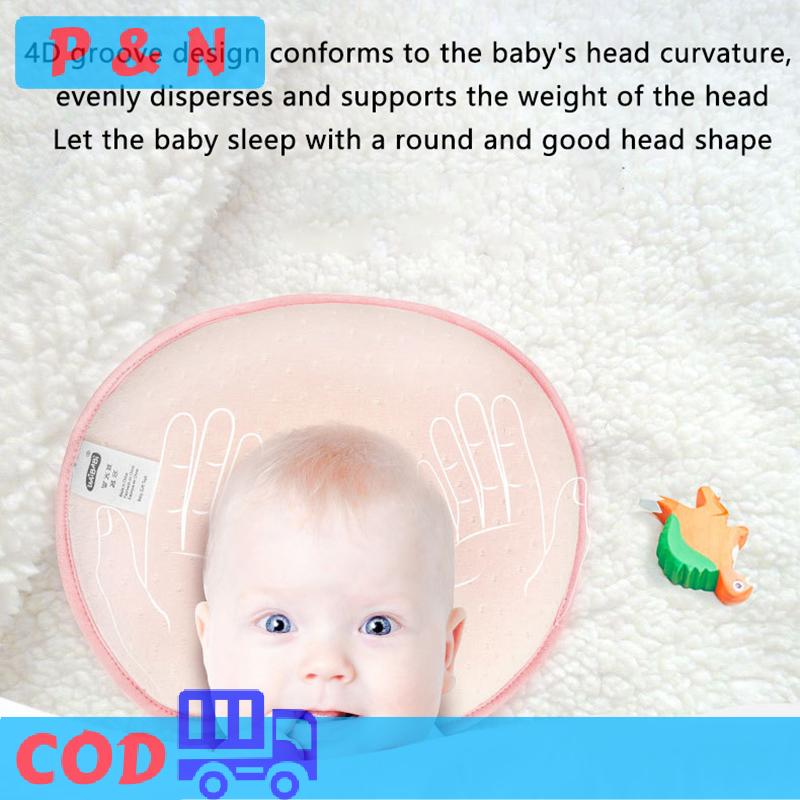 P&N Bộ nhớ bọt bé gối, phim hoạt hình di động gấu táo mềm mại và ấm cúng gối